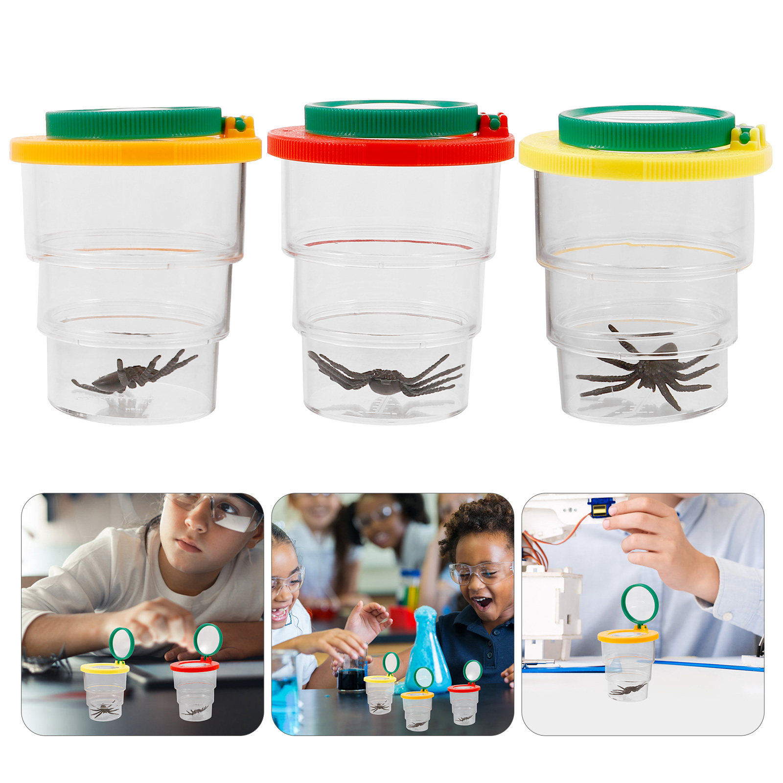 3Pcs Magnifying Insect Observa - Science Toys incelemesi ve fiyatı