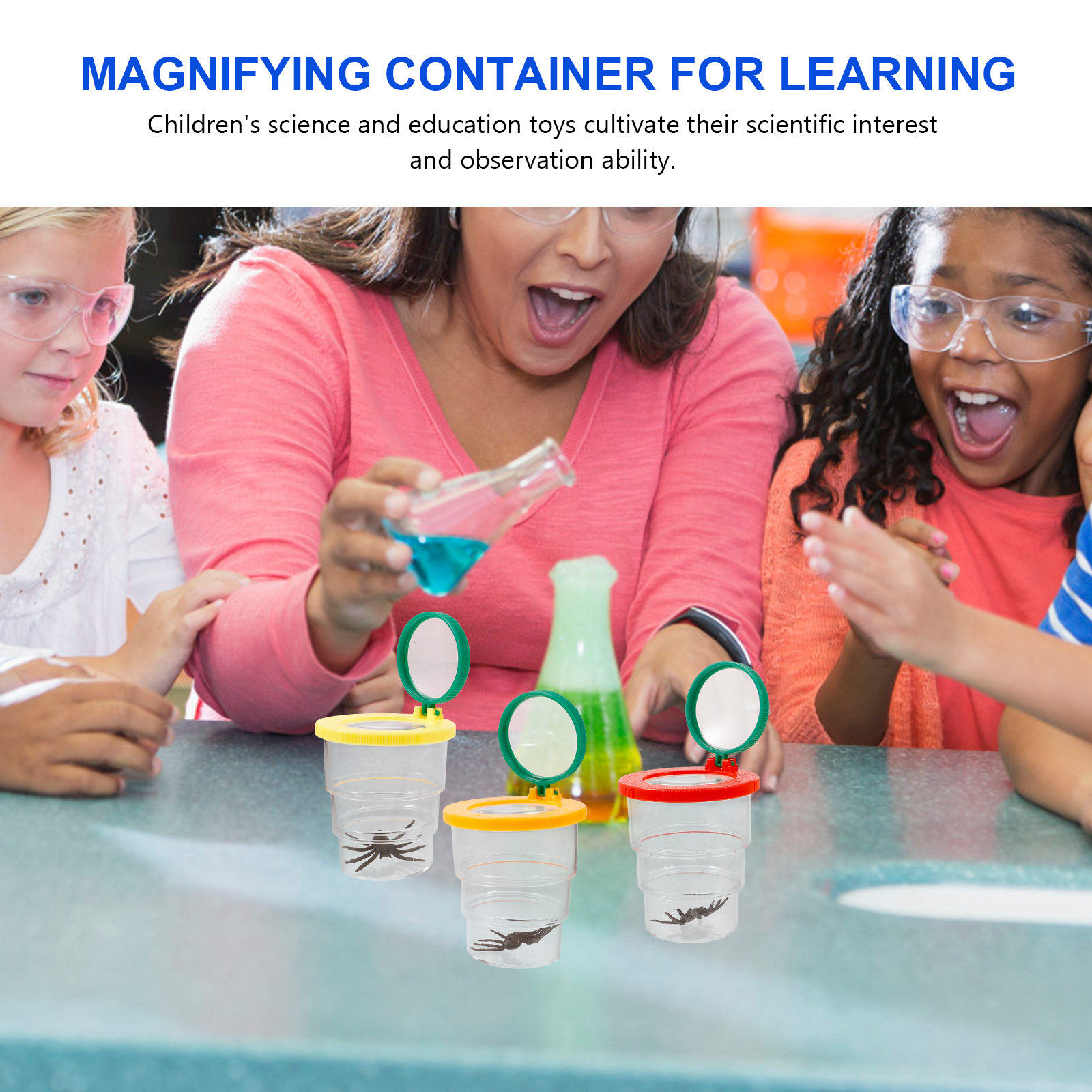 3Pcs Magnifying Insect Observa - Science Toys incelemesi ve fiyatı