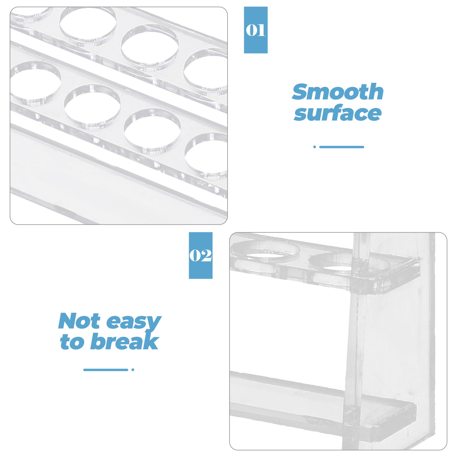 Test Tube Rack Acrylic Transpa - Science Experiment incelemesi ve fiyatı