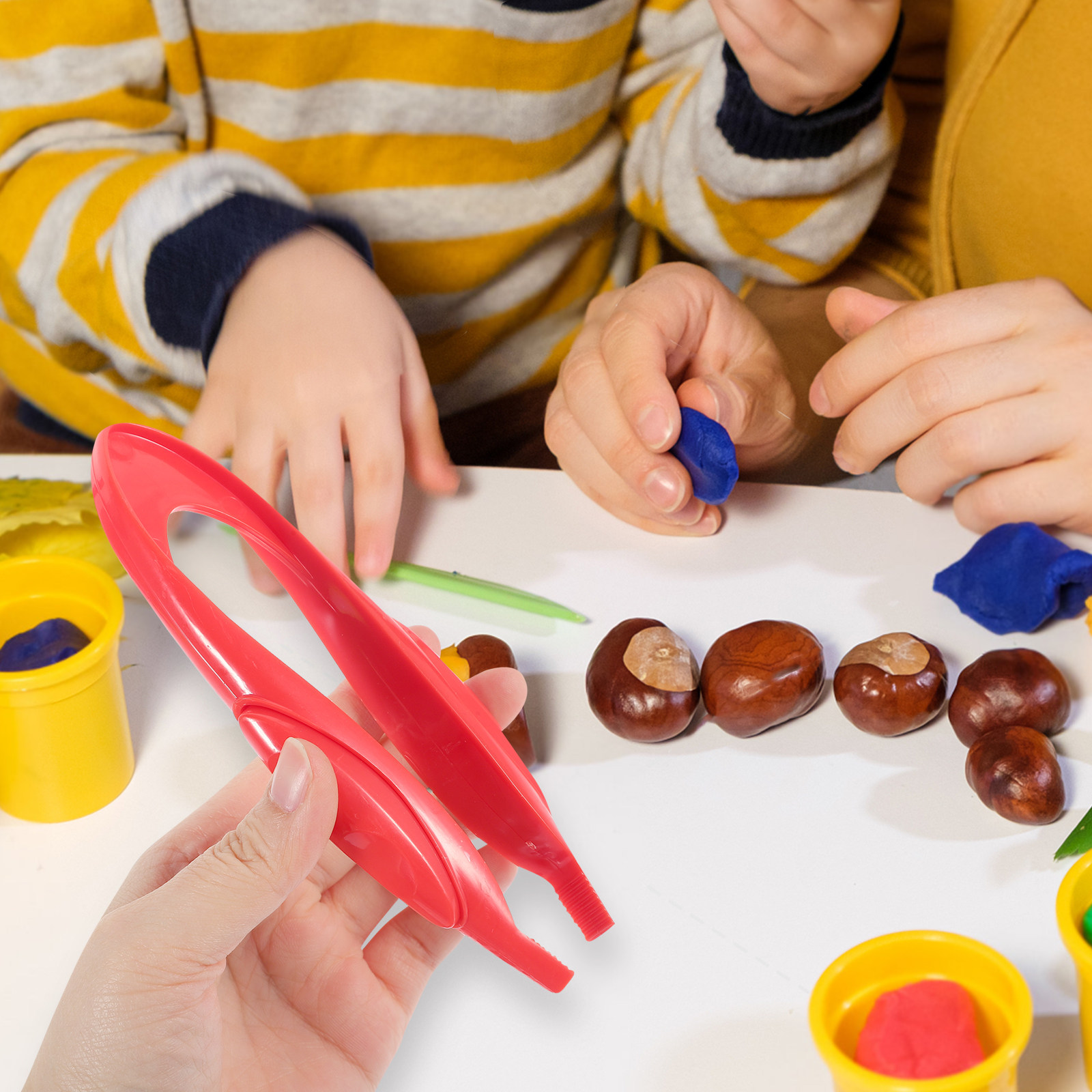 4Pcs Kids Plastic Tweezers Erg - Science Toys incelemesi ve fiyatı