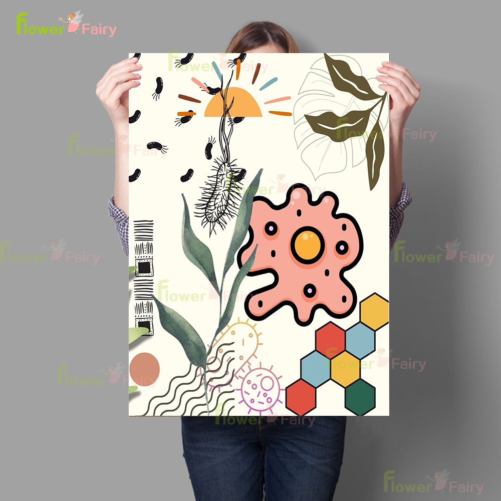 Cartoon Microbiology Watercolo - Science Nursery incelemesi ve fiyatı